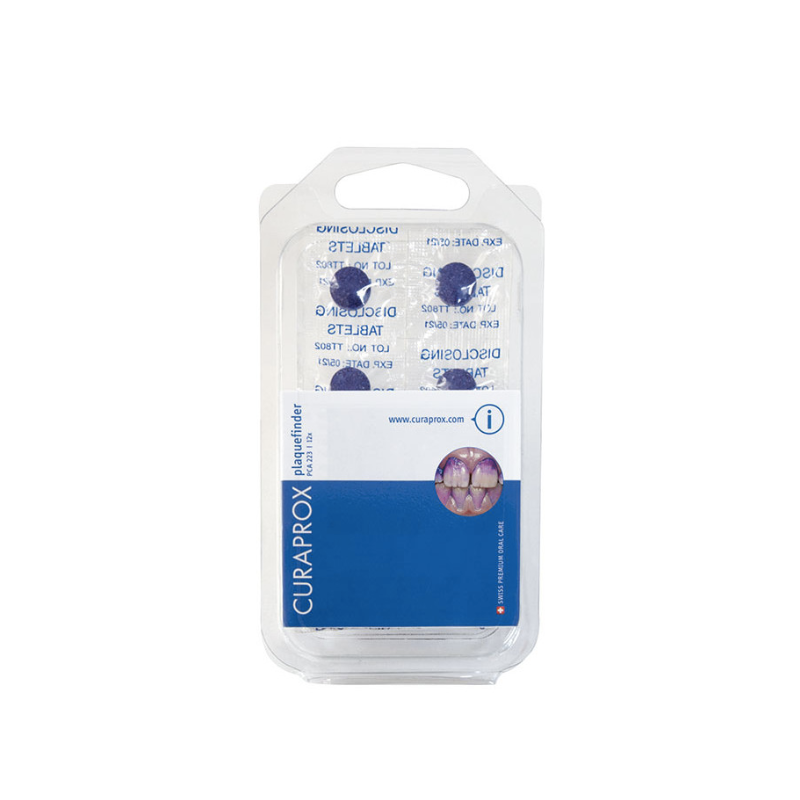 Tableta Reveladora Placa Bacteriana Curaprox.