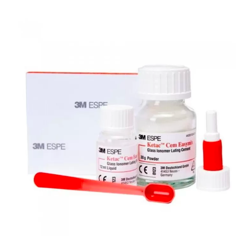 Ketac Cem Easymix (Polvo 30g - Liq 12ml - block mezcla)