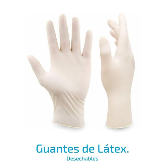 Guante de Latex CleanCarrier Talla S Con Polvo
