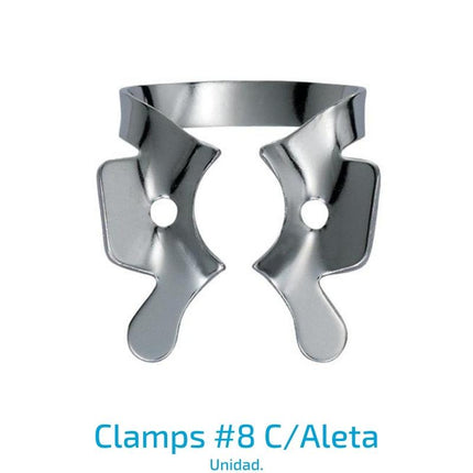 Clamps  #8 Molar C/Aleta