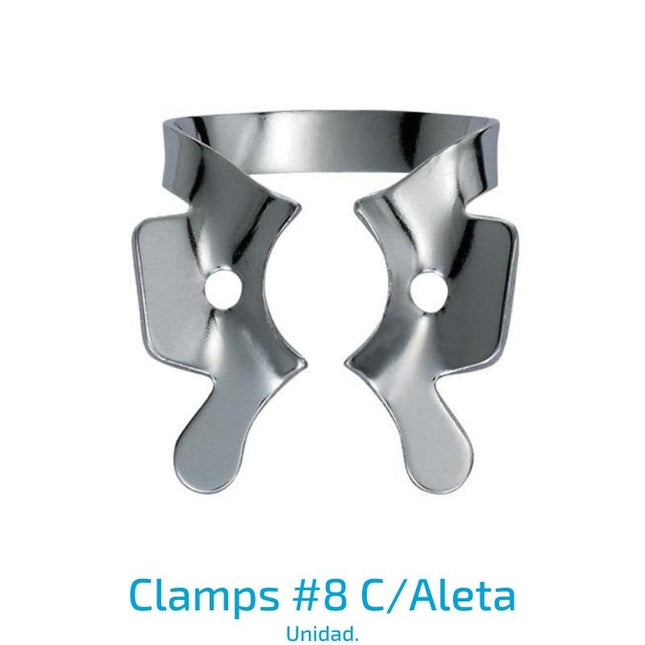 Clamps  #8 Molar C/Aleta