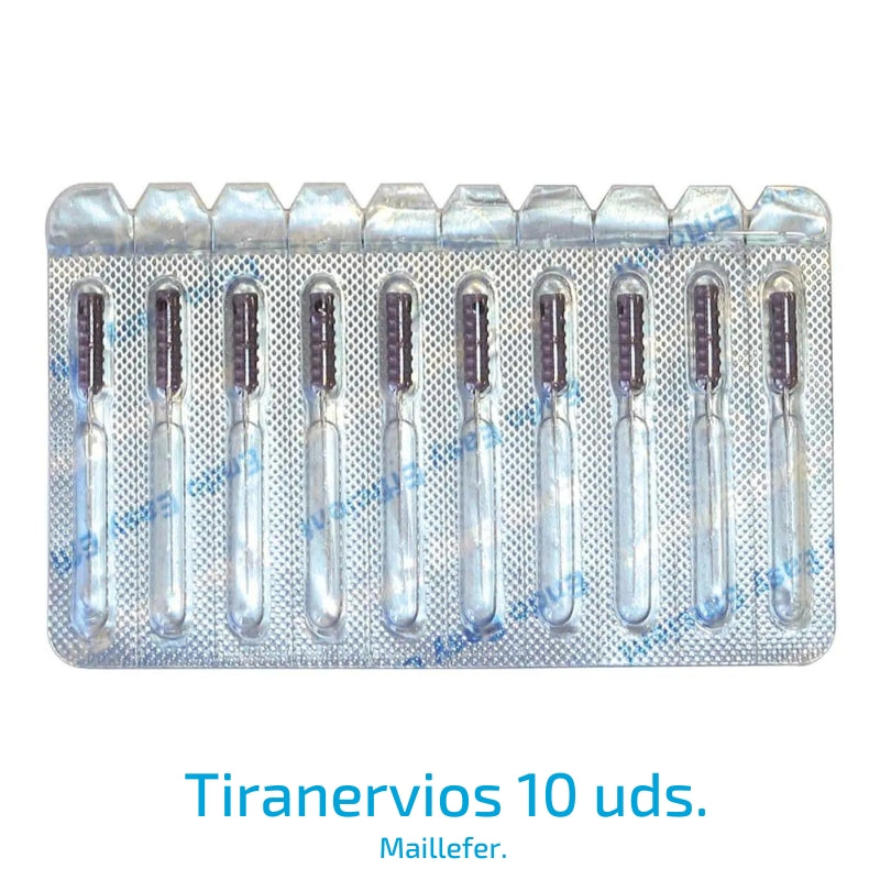 Tiranervio 21Mm Nº20 Morado  10Uds Maillefer..
