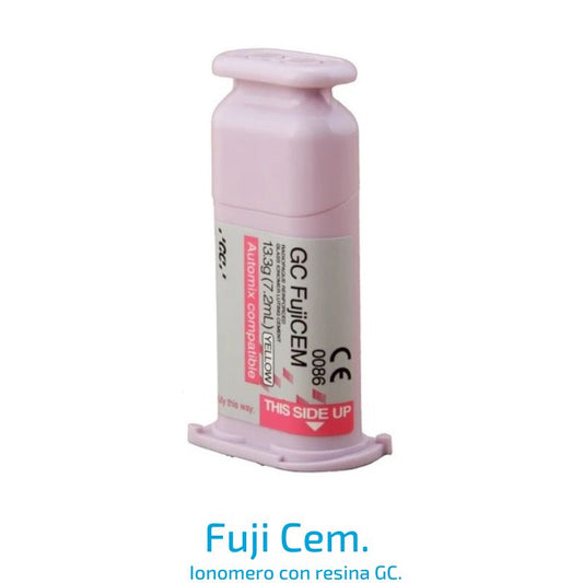Fuji Cem V. Ionomero con resina 13.3 Grs GC.