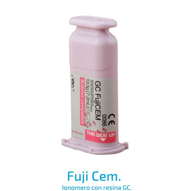 Fuji Cem V. Ionomero con resina 13.3 Grs GC.