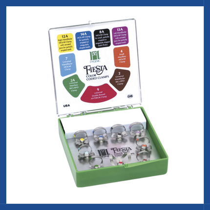 Estuche Clamps Fiesta con Aleta sin organizador