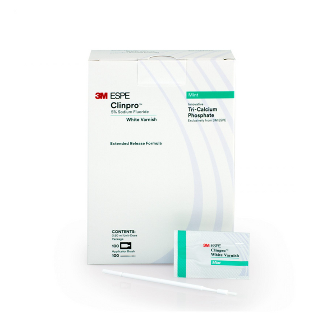 Clinpro White Varnish Fluoruro de Sodio 5% Cja 100 Unds.