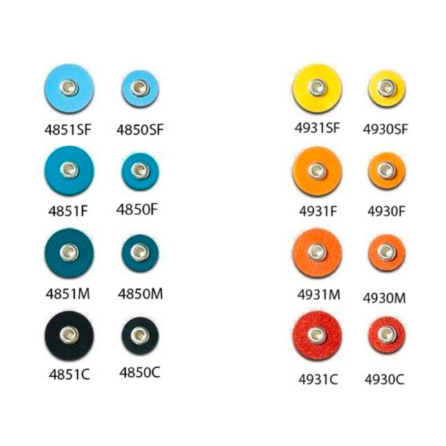 4850F Discos Sof-Lex 3/8" Fino, 30/Bolsa.
