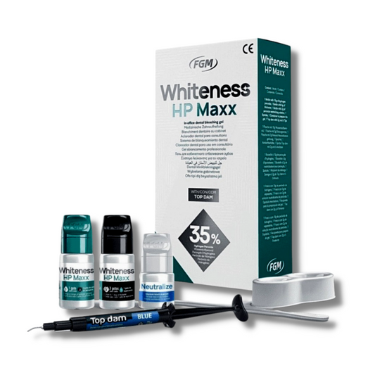 HP Maxx 35% Kit 3 Pacientes. (Peroxido de Hidrogeno al 35%)