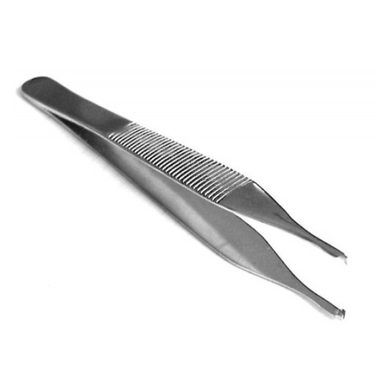 Pinza Adson 12Cm Con Diente.