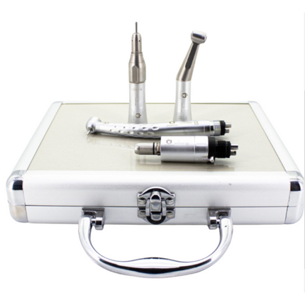 Kit Académico Apple ( Turbina + ContraAngulo + Micromotor + Pieza Recta) Incluye Lubricante 500 ML