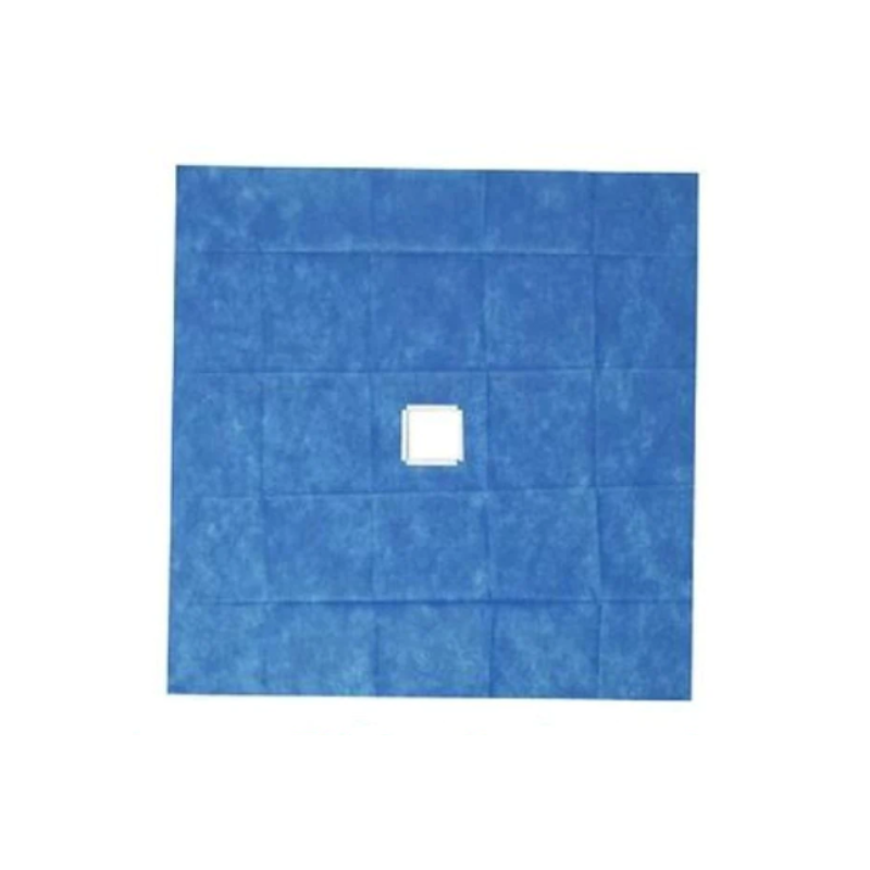 campo Clinico 80x80cm Fenestrado 10x10cm unidad. ESTËRIL