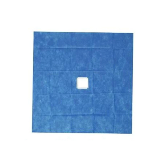 campo Clinico 80x80cm Fenestrado 10x10cm unidad. ESTËRIL