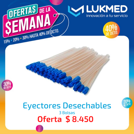3 Bolsas de Eyectores ( Total 100 Eyectores)