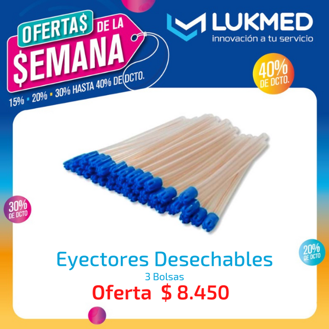 3 Bolsas de Eyectores ( Total 100 Eyectores)
