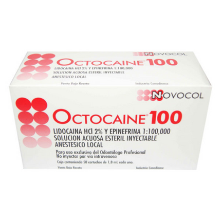 Anestesia Octocaina 2% 1:100.000