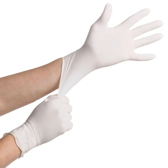 Guante de Latex CleanCarrier Talla M Con Polvo