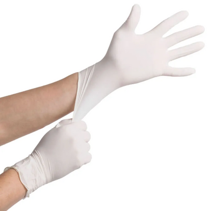 Guante de Latex CleanCarrier Talla M Con Polvo