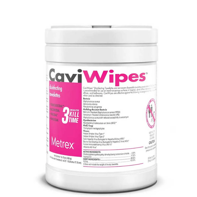 CaviWipes (Toallas desinfectantes), tarro de 160Uds.