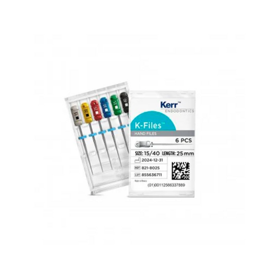 Limas K 25mm N30 Azules 6 unid