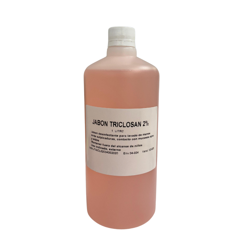 Jabon desinfectante de manos TRICLOSAN 1 Litro
