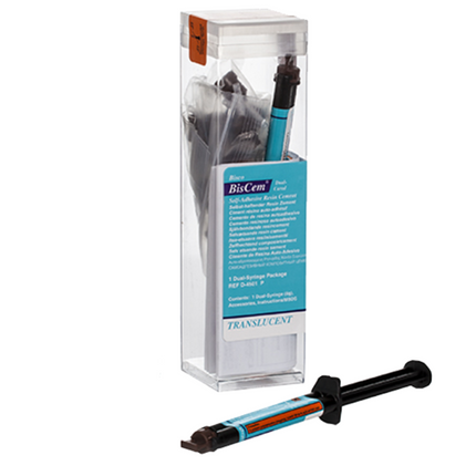 Biscem Translucido Jeringa 8 Grs (Cemento Resina Dual auto-adhesivo)