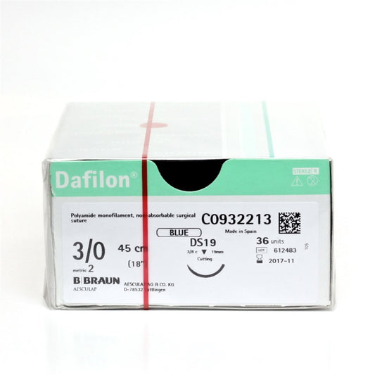 Suturas Dafilon 3.0 (RC) 3/8 – 19mm