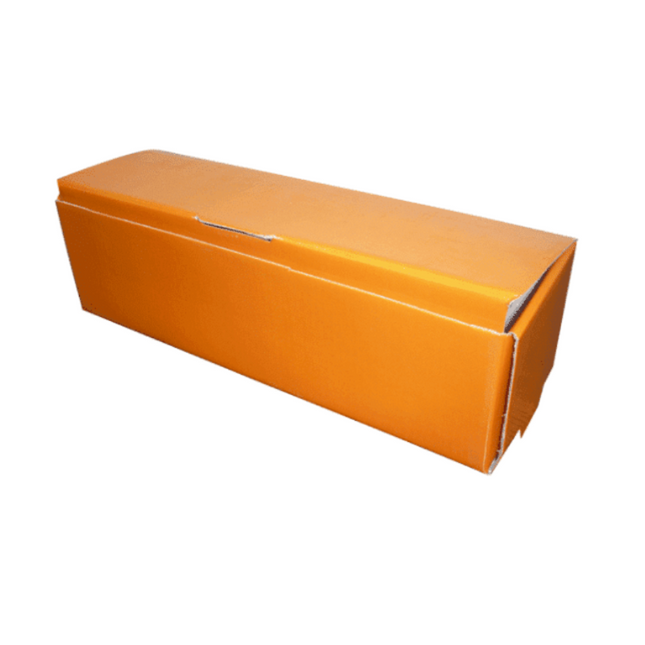 Caja modelo ortodoncia cartón naranja (unidad)