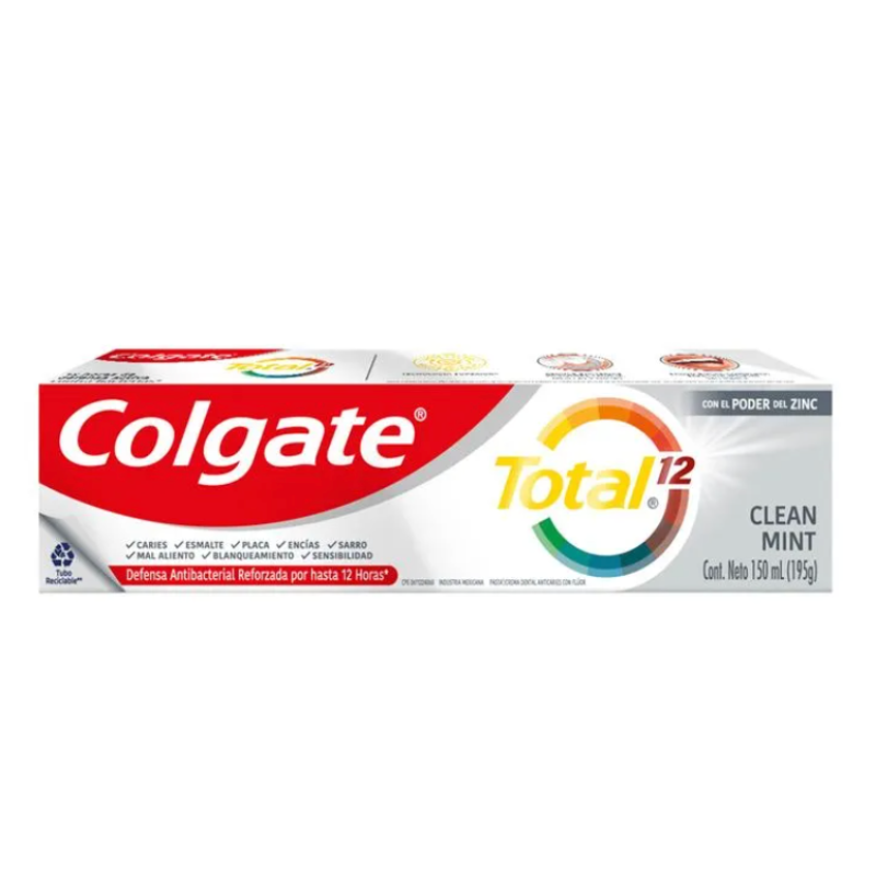 Pasta Dental Colgate Total 12 Clean mint 75ml