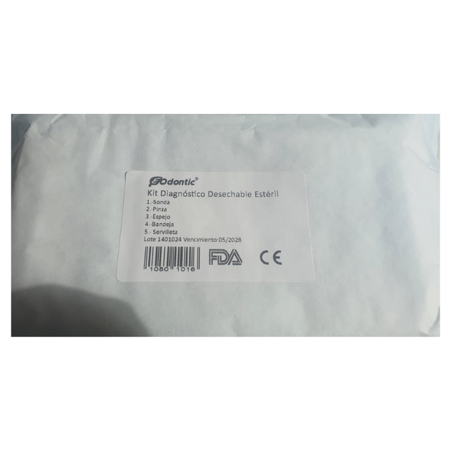 Kit de Diagnóstico Dental Desechable